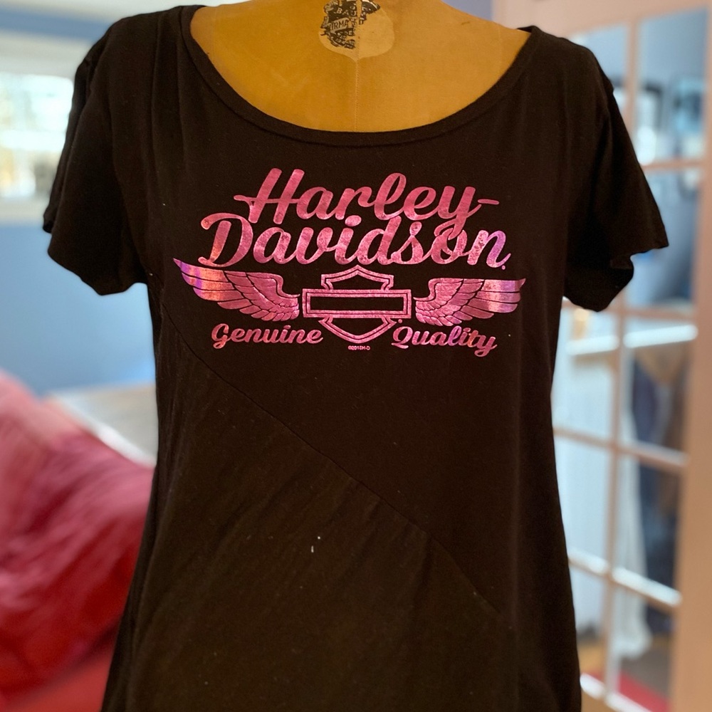 Women’s XL scoop neck Vermont Harley-Davidson shirt